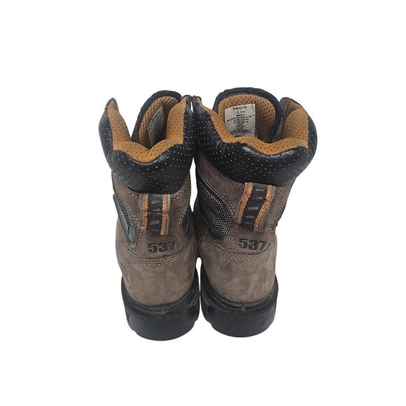 Dakota Men's 8537 8'' Quad Comfort Aluminum Toe Comp Plate Work Boot Brown 10.5W - Picture 3 of 7